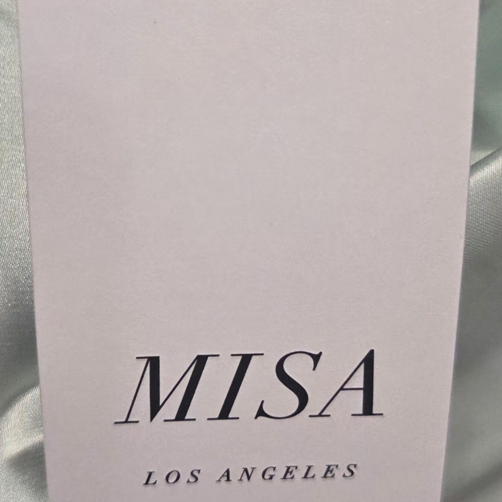 Misa Los Angeles Emine Tie-Front Maxi Dress- In Green & Orange - Picture 2 of 15